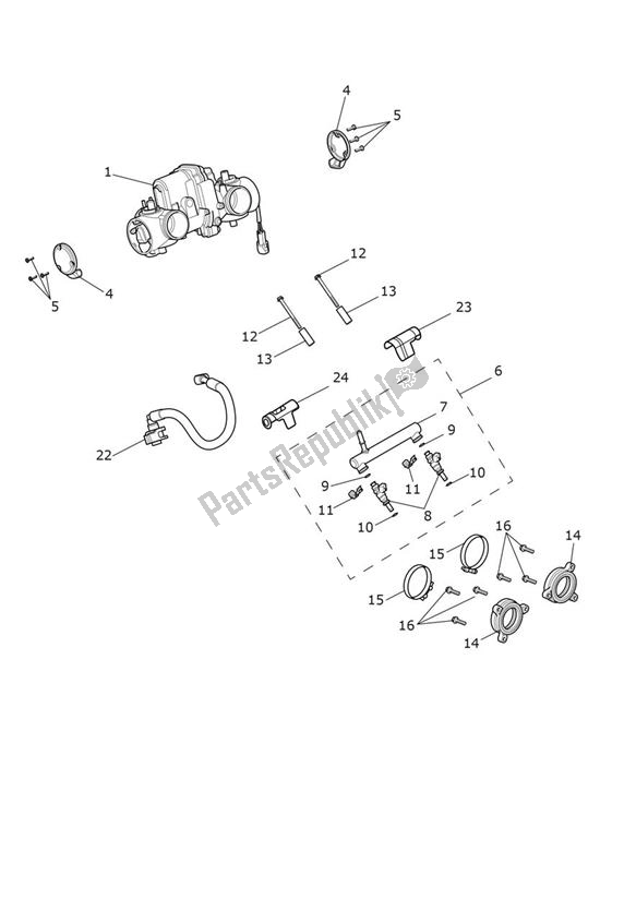 All parts for the Injection - Speed Twin From Vin Ae2311 of the Triumph Speed Twin From VIN AE 2311 1200 2021 - 2024