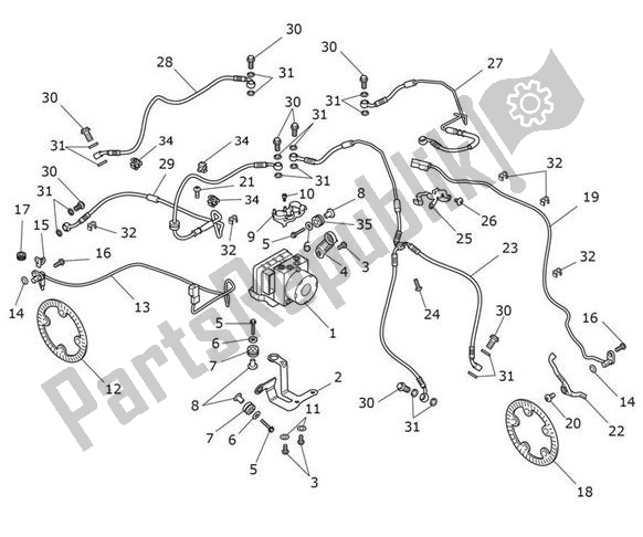 All parts for the Abs of the Triumph Speed Triple 1200 RS 1160 2021 - 2024
