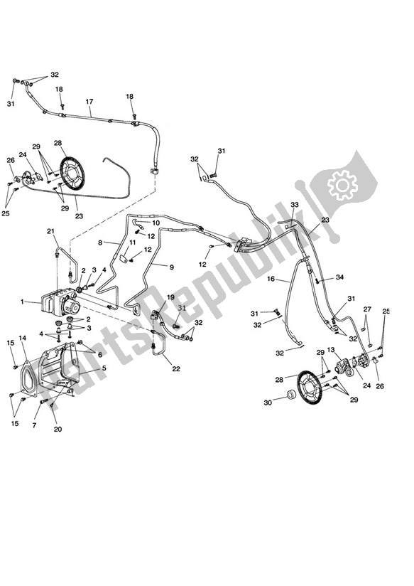 Todas las partes para Abs de Triumph Rocket III Roadster 2294 2010 - 2017