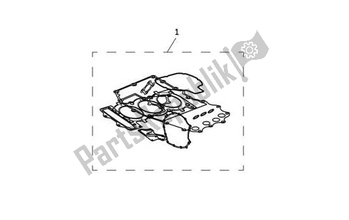 All parts for the Gasketkit Complete of the Triumph Tiger 1200 XRX 1215 2018 - 2020