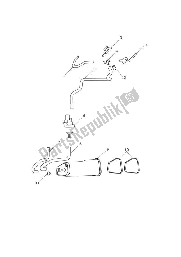 Wszystkie części do System Odparowywania Triumph Tiger Explorer 1215 2012 - 2016