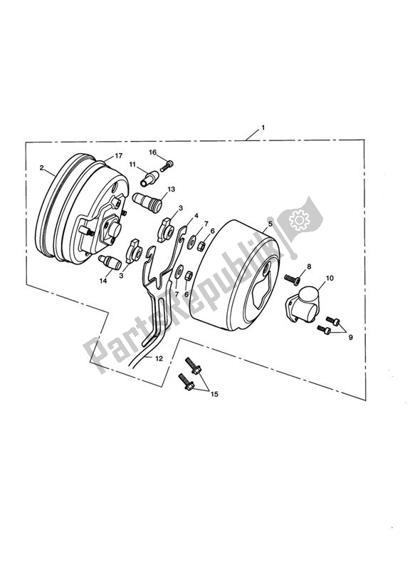 Todas las partes para Instrument Up To Vin435933 de Triumph America EFI UP TO VIN 468389 865 2007 - 2008