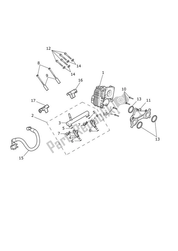 All parts for the Injection of the Triumph Scrambler 900 From 2022 2022 - 2024