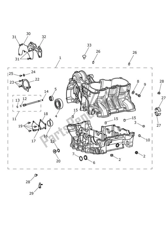 Toutes les pièces pour le Carter du Triumph Tiger 1200 SE Alpine 1215 2020 - 2021