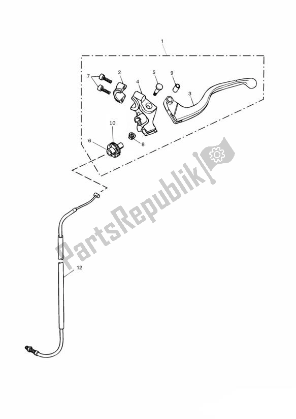 Tutte le parti per il Clutch Control From 186151 del Triumph Speed Triple 955I From VIN 141872 2002 - 2004