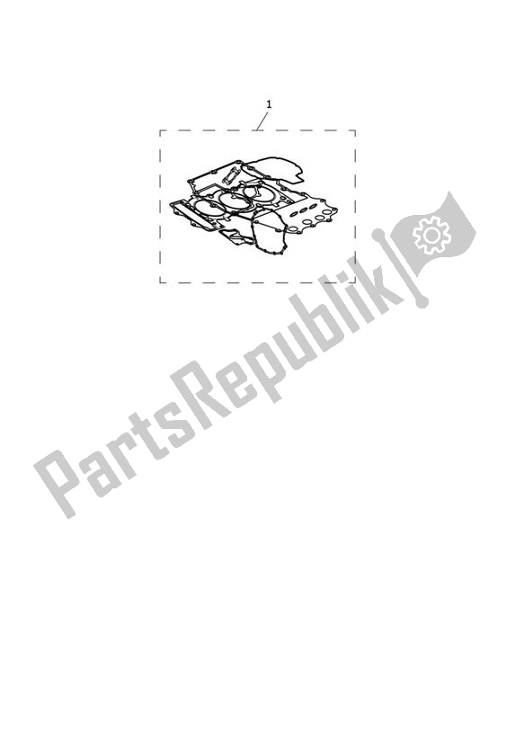 Tutte le parti per il Engine Gasket Kit Complete del Triumph Street Triple RS From VIN 966534 765 2020 - 2024