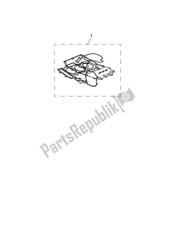 Tutte le parti per il Engine Gasket Kit Complete del Triumph Tiger 900 Rally PRO UP TO BP 4995 888 2020 - 2021