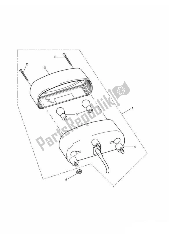 Wszystkie części do Tylne ? Wiat? O Triumph Adventurer UP TO VIN 71698 885 1996 - 1998