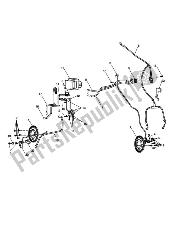 Tutte le parti per il Abs del Triumph Tiger 1050 & SE 2007 - 2013