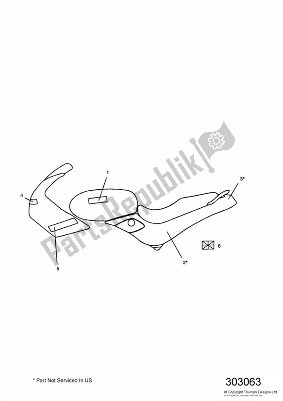 All parts for the Decal Caspian Blue of the Triumph Sprint 900 Carburator 885 1991 - 1998