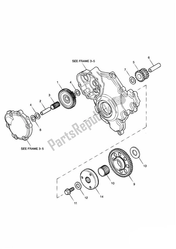 All parts for the Sprag Clutch of the Triumph Sprint ST 955I From VIN 139277 2002 - 2004