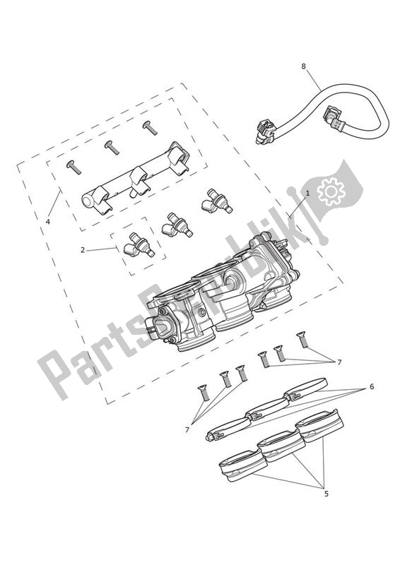 Tutte le parti per il Injection del Triumph Tiger 900 Rally 888 2020 - 2024