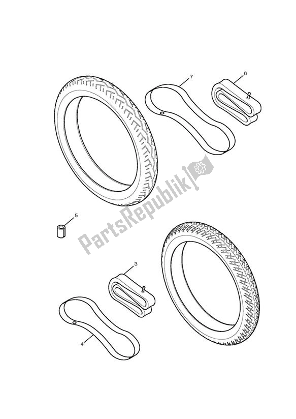 Toutes les pièces pour le Tyres du Triumph Scrambler EFI UP TO 2015 865 2008 - 2016