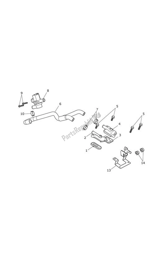 Todas las partes para Control De Emisión de Triumph Tiger Explorer 1215 2012 - 2016