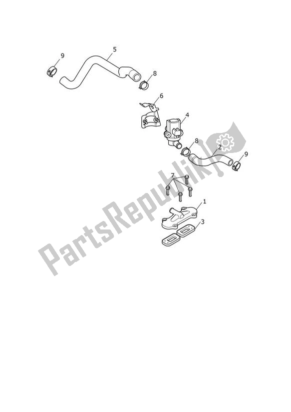 Todas as partes de Controle De Emissão do Triumph Scrambler 1200 XC From AE 9098 2021 - 2024