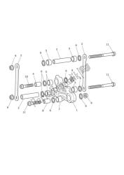 tringlerie de suspension arrière