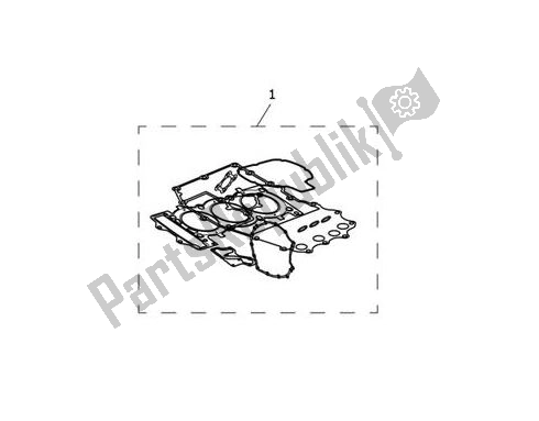 Tutte le parti per il Engine Gasket Kit Cylinderhead del Triumph Tiger XRT From VIN 855532 1215 2018 - 2021