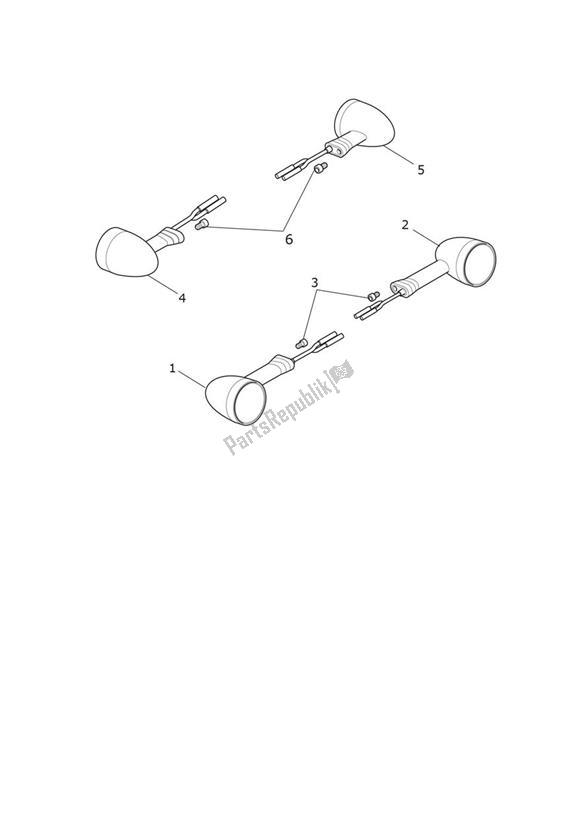 Tutte le parti per il Indicator del Triumph Scrambler 1200 XE From AC 8499 2019 - 2021