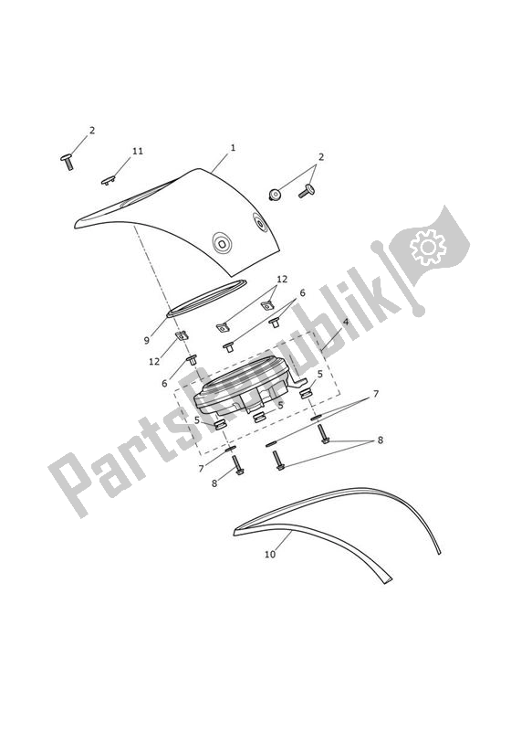 Toutes les pièces pour le Instrumente du Triumph Thunderbird LT 1699 2014 - 2018