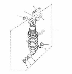 Rear Suspension Unit up to VIN009082 900ccm + all 750ccm