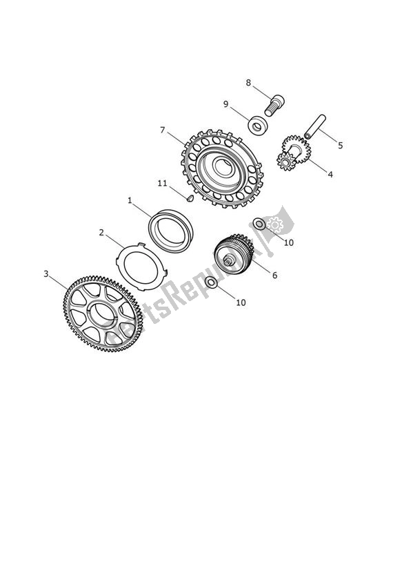 Wszystkie części do Sprag Clutch Triumph Tiger 1200 SE Desert 1215 2018 - 2020