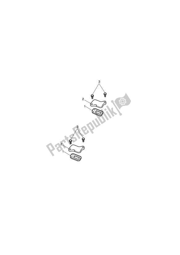 All parts for the Emission Control From Vin 452026 Up To 460121 of the Triumph Thunderbird 1600 & 1700 1597 2009 - 2015