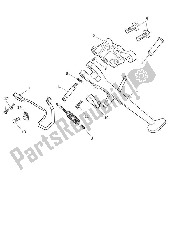 Wszystkie części do Stojaki Triumph Speed Triple 1200 RR 1160 2021 - 2024