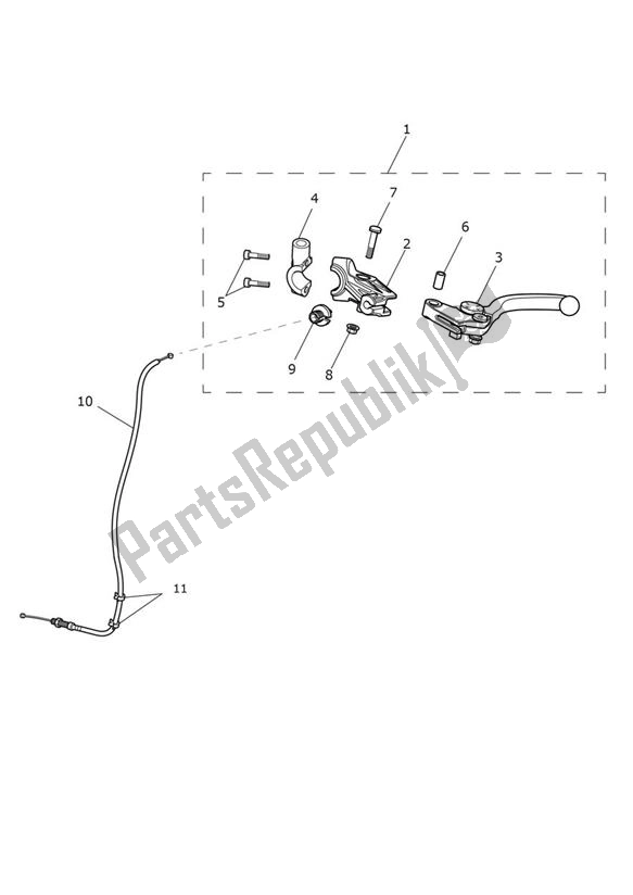 Toutes les pièces pour le Clutch Control - Street Scrambler From Vin 914448 du Triumph Street Scrambler From VIN 914448 900 2019 - 2021