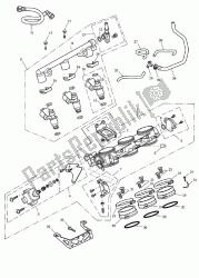 manettes, injecteurs et rampe d'injection