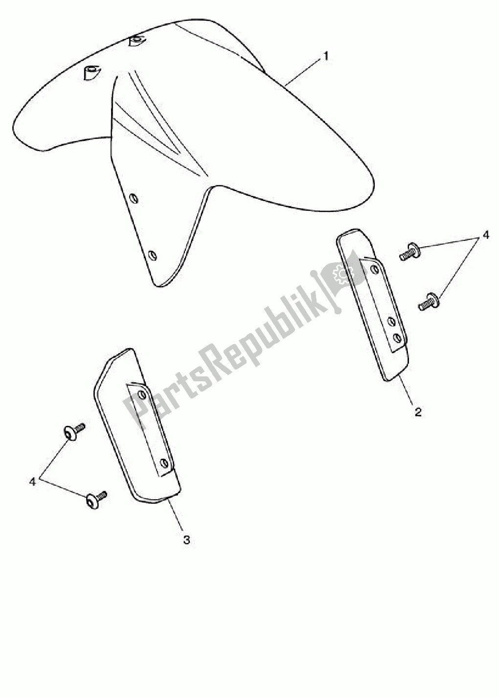 Toutes les pièces pour le Garde-boue Avant du Triumph Speed Triple 1050 2008 - 2012