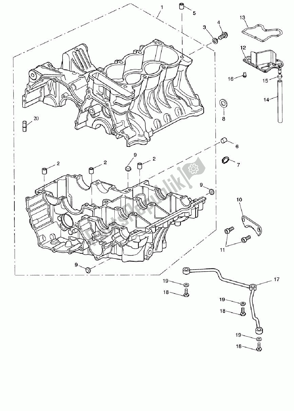 Todas as partes de Cárter E Acessórios do Triumph Speed Triple 1050 2008 - 2012