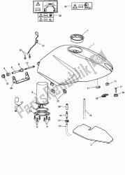 serbatoio carburante / pompa carburante / raccordi 305060> jet blk / neon blue; > 305223 roulette verde; > 305252 bianco fusione