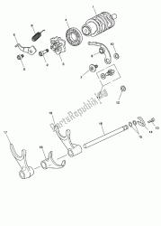 gear selector drum - eng no 340170 >