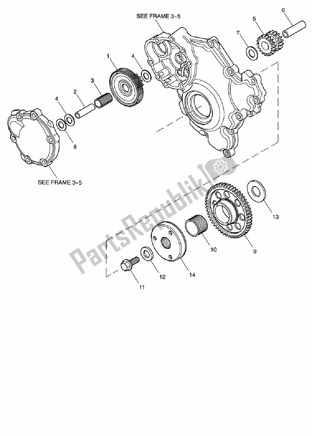 Alle onderdelen voor de Startaandrijving Versnellingen van de Triumph Speed Triple 1050 2008 - 2012