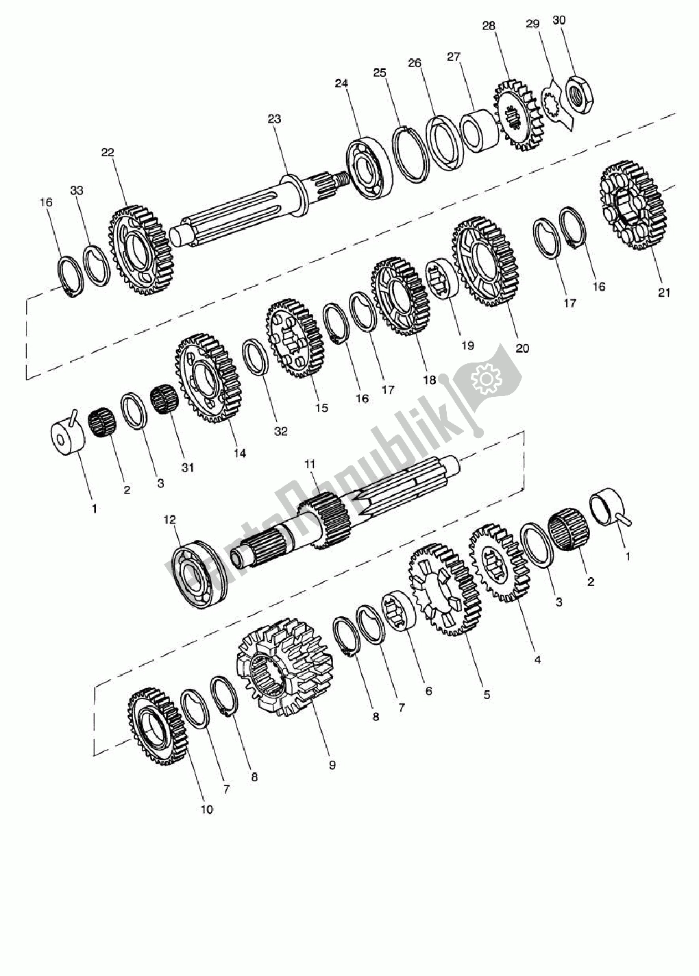 Tutte le parti per il Trasmissione del Triumph Speed Triple 1050 2008 - 2012