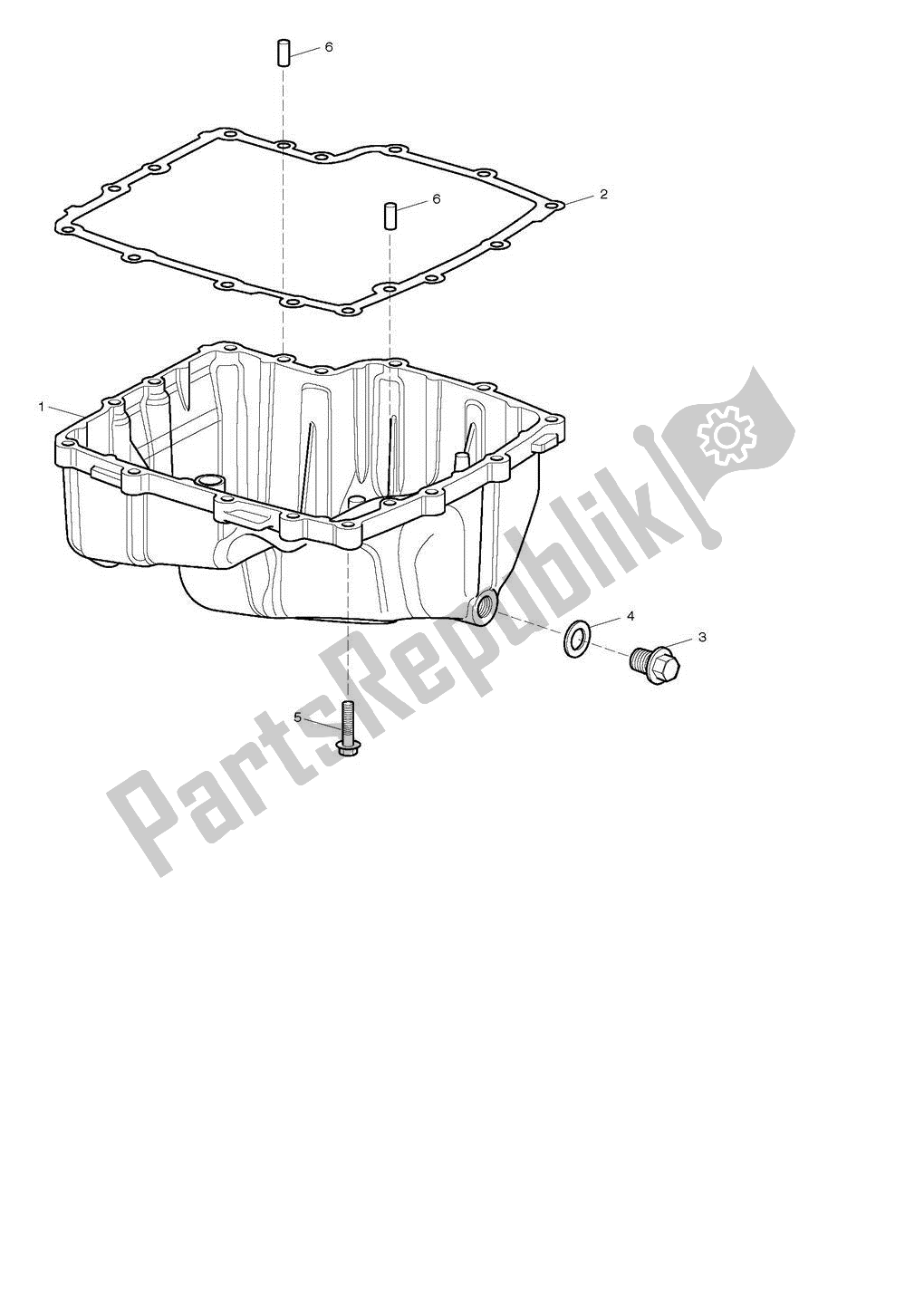 All parts for the Sump & Fittings of the Triumph Street Triple 675 2008 - 2012