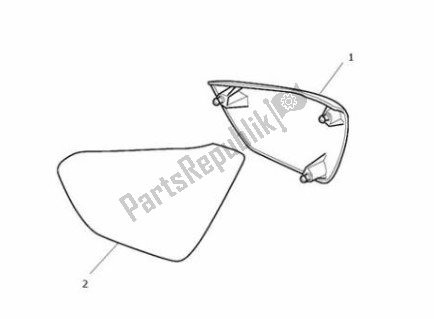 Todas las partes para Fairing Laterally de Triumph Thunderbird Commander 1699 2014 - 2016