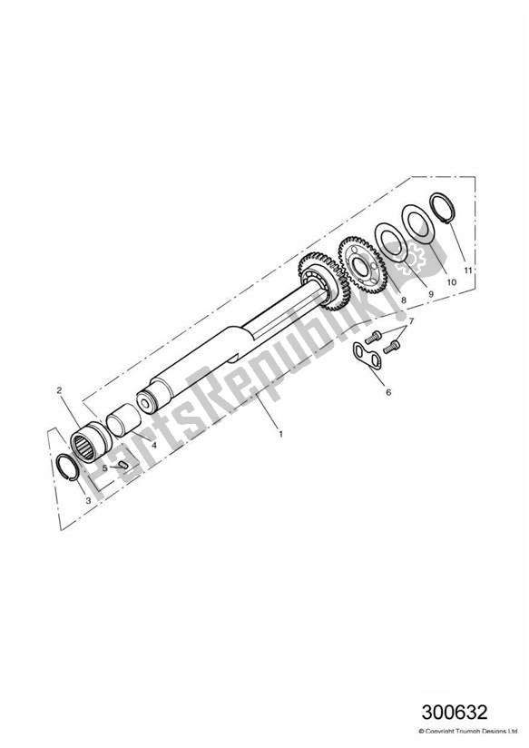 Wszystkie części do Stabilizator Triumph Adventurer VIN > 71698 844 1996 - 2004