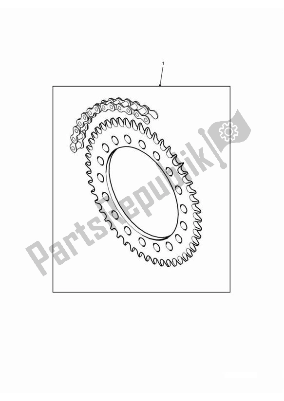 All parts for the Chains/sprockets of the Triumph Adventurer VIN > 71698 844 1996 - 2004