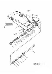 Swinging arm