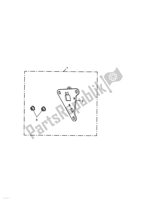 Alle onderdelen voor de Bracket Kit, Rear Cyl Head Mount van de Triumph America EFI 865 2007 - 2014