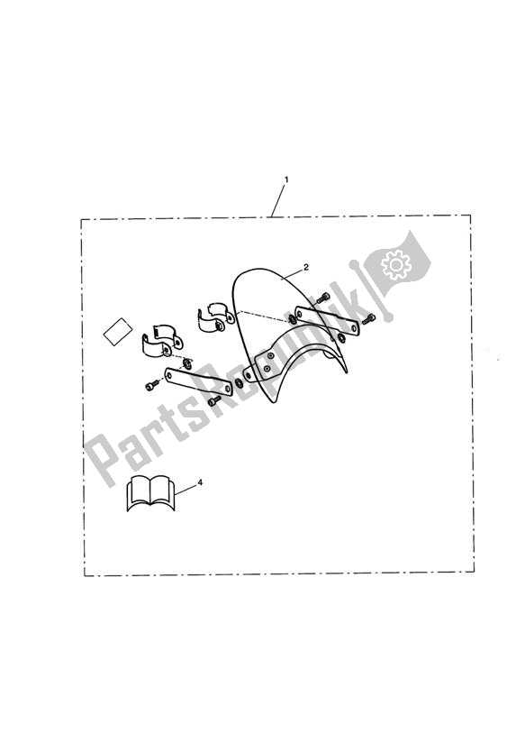 Todas las partes para Flyscreen Kit, Chrome de Triumph America EFI 865 2007 - 2014