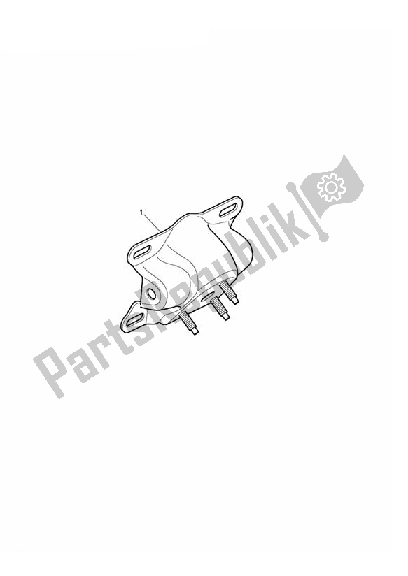 All parts for the Number Plate Bracket, Chrome of the Triumph America EFI 865 2007 - 2014