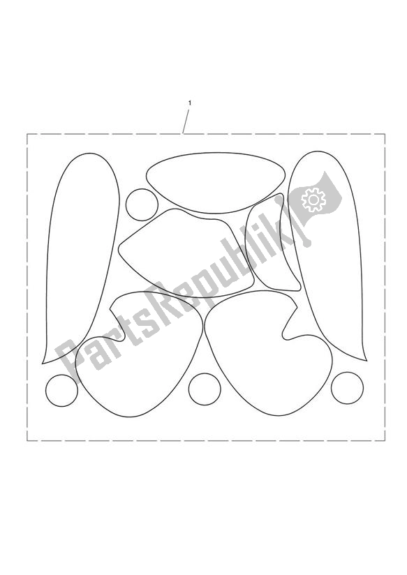 All parts for the Paint Protection Kit, Type 11, Gloss of the Triumph America EFI 865 2007 - 2014