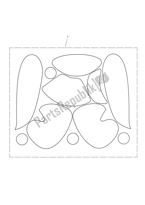 All parts for the Paint Protection Kit, Type 11, Gloss of the Triumph America EFI 865 2007 - 2014