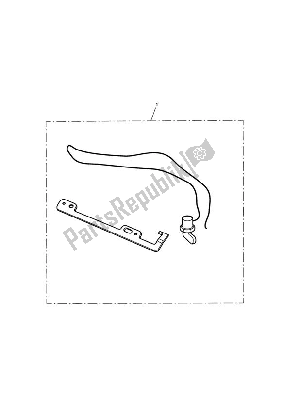 All parts for the Restrictor Kit, 34ps 270 Anti-tamper of the Triumph America EFI 865 2007 - 2014