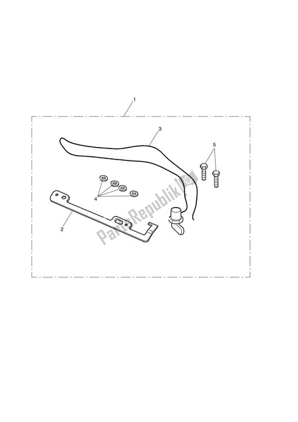 All parts for the Restrictor Kit, 35kw, 270, Anti-tamper of the Triumph America EFI 865 2007 - 2014