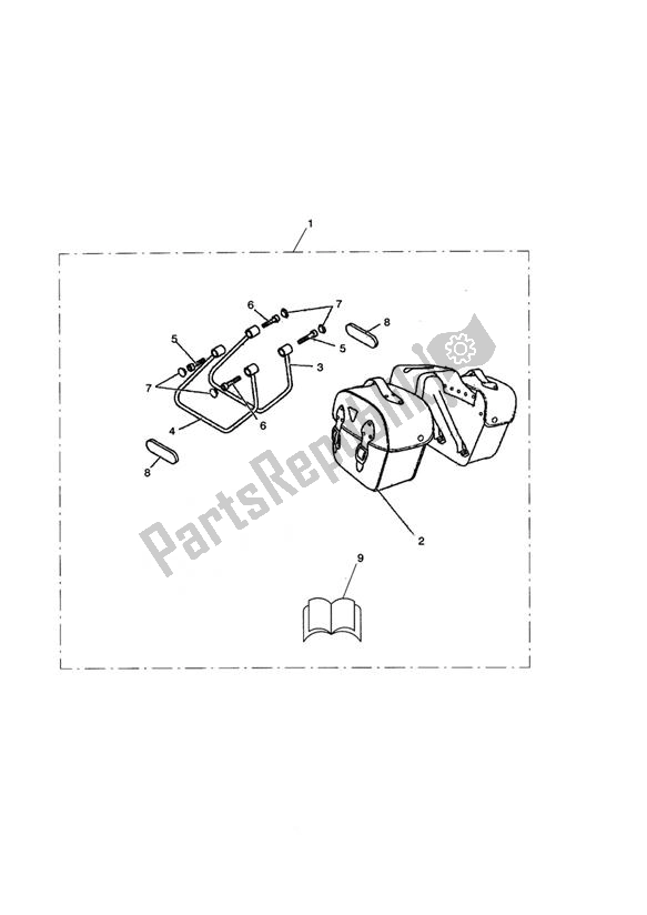 Toutes les pièces pour le Saddlebag, Large, Kit du Triumph America EFI 865 2007 - 2014