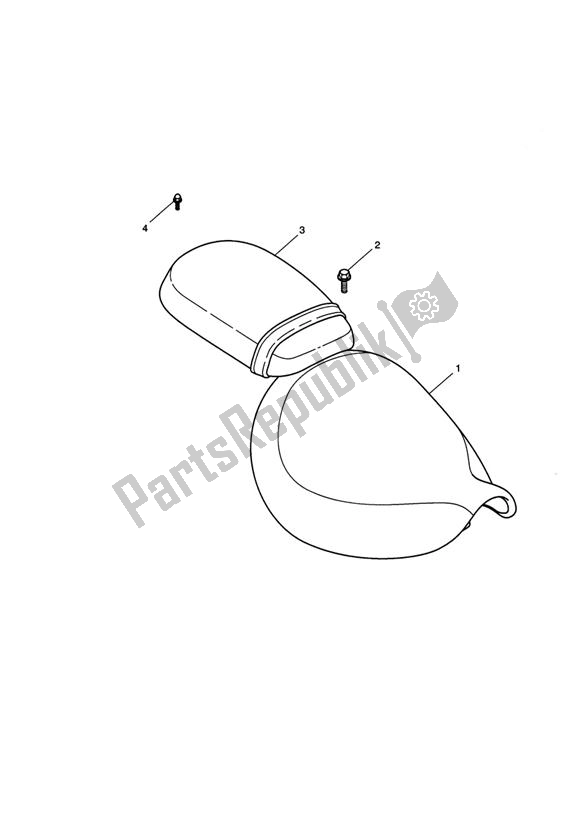 Todas las partes para Seat > 468389 de Triumph America EFI 865 2007 - 2014