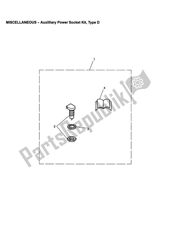 Wszystkie części do Auxilliary Power Socket Kit, Type D Triumph America EFI 865 2007 - 2014